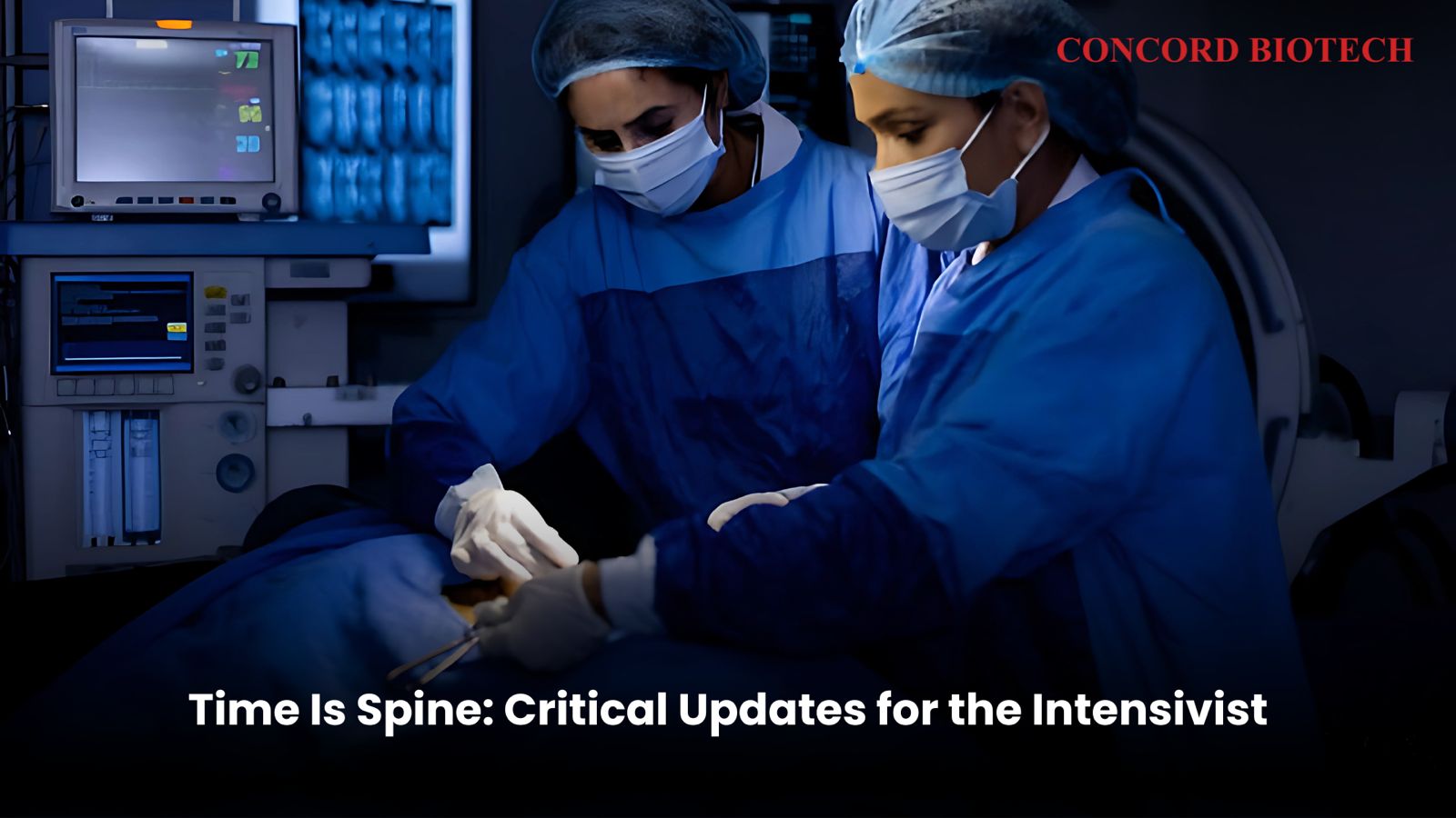 Kenneth Intensivist Time is spine: critical updates for the intensivist - Incacare